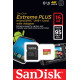 Картка пам'яті SanDisk 16 ГБ microSDHC C10 UHS-I U3 R95 МБ/с 4К Extreme Plus